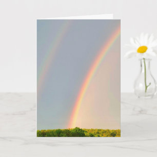 Carte de soutien au cancer Rainbow Nature