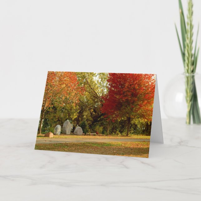 Carte de souvenir de Dan Fogelberg en automne (Devant)