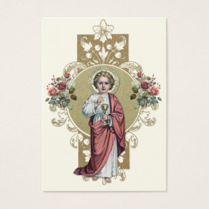Carte de souvenir de première communion catholique