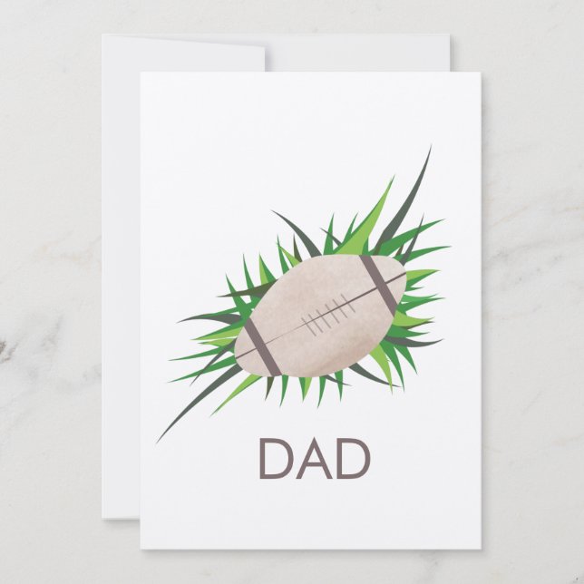 Carte de sport Football Papa Fête des pères (Devant)
