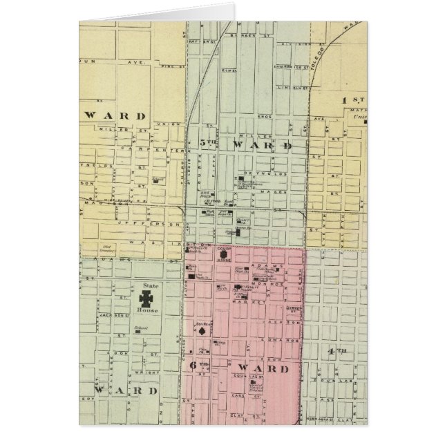 Carte de Springfield City (Devant)