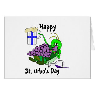 Carte de St Urho "sauterelle bue" par Brownielocks