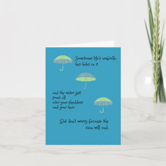 Carte de Star à Edgar - Penser à vous - Parapluie (Devant)