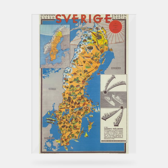 Carte de Suède (Recto)