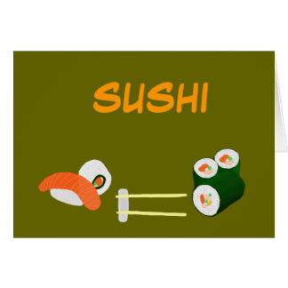Carte de sushi