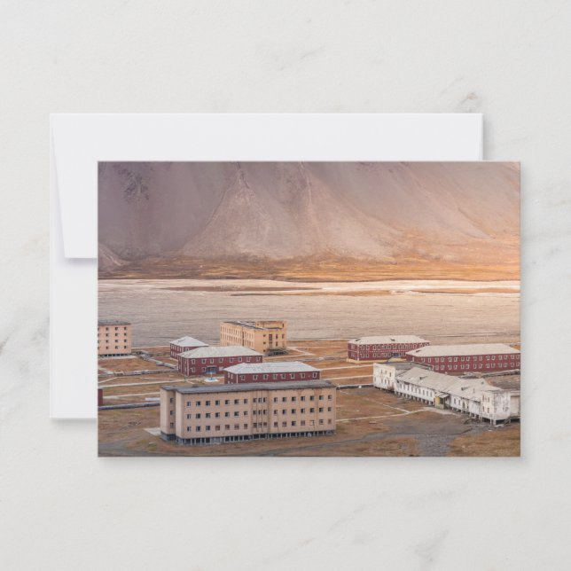 Carte de Svalbard Pyramiden (Devant)