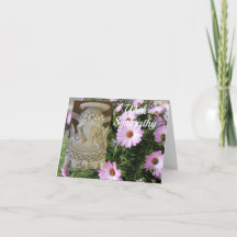 Carte de sympathie ange