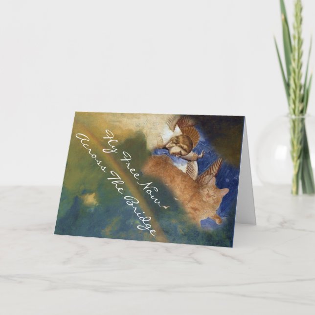 Carte de sympathie d'ange de Kitty (Devant)