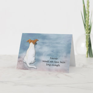 Carte de sympathie de Jack Russell Terrier