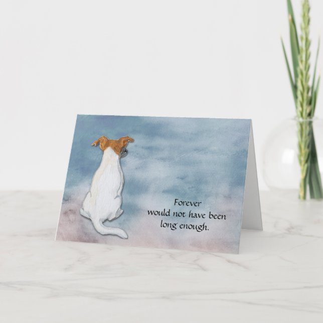 Carte de sympathie de Jack Russell Terrier (Devant)