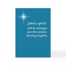 Carte de sympathie de Noël - personnalisable !