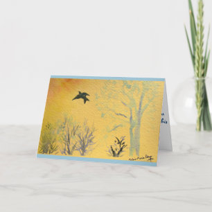 Carte de sympathie des ailes au paradis