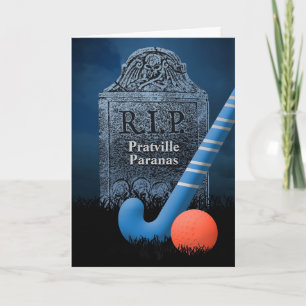 Carte de sympathie drôle pour perdre l'équipe de h