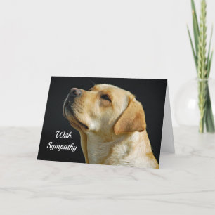 Carte de sympathie du Labrador Retriever