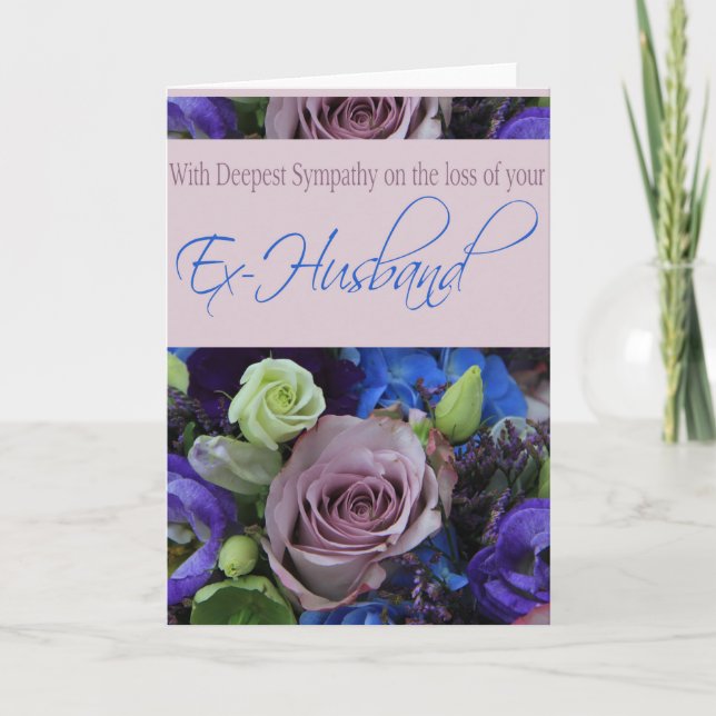 Carte de sympathie du Rose de la perte de l'ex-mar (Devant)