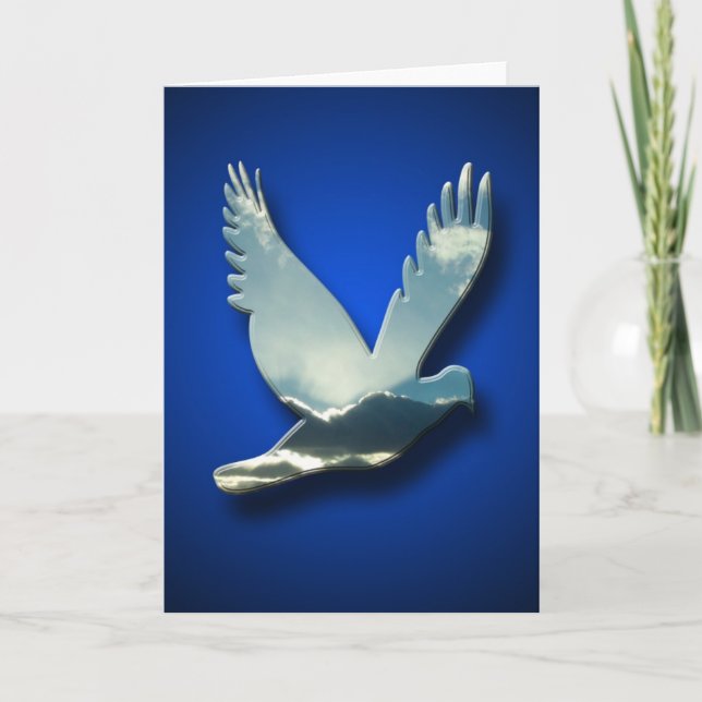 Carte de sympathie Peace Dove (Devant)