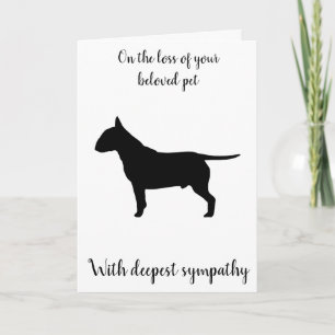 Carte de sympathie personnalisée pour animal de co