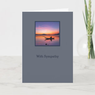 Carte de sympathie personnalisée pour un pêcheur s