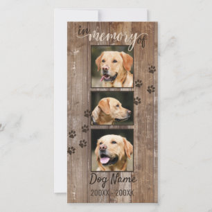 Carte de Sympathie Poème Rustique Poème de Chien P