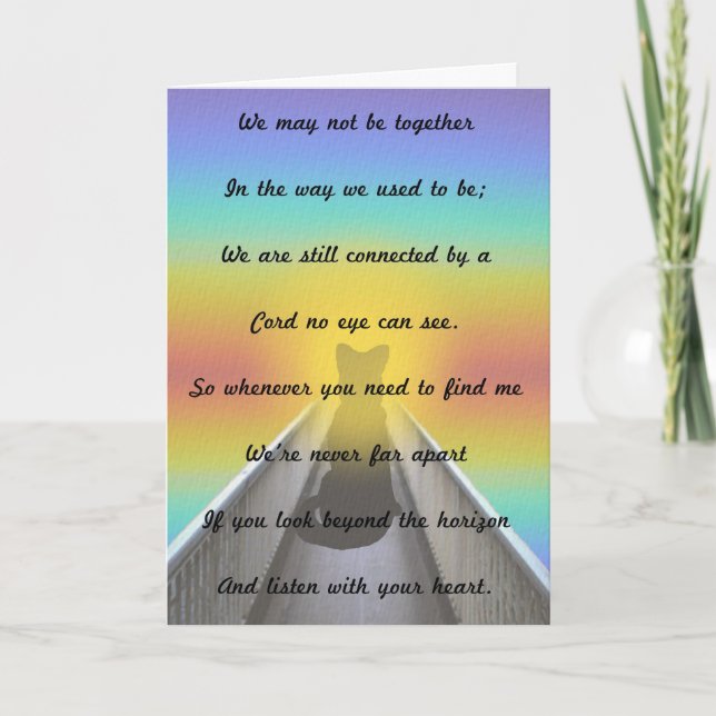 Carte de sympathie pour animaux - Chien (Devant)