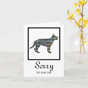 Carte de Sympathie pour chien berger allemand