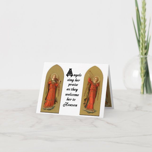 Carte de sympathie pour le membre de la famille (Devant)
