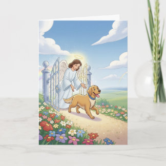 Carte de sympathie pour perte d'animal de compagni