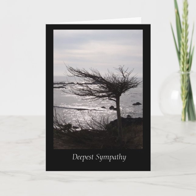 Carte de sympathie profonde de l'arbre soufflé (Devant)