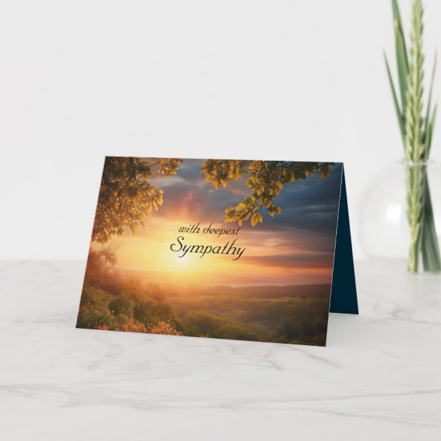 CARTE DE SYMPATHIE SLEVER SUNSET (Devant)
