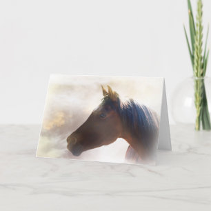 Carte de sympathie spirituelle de cheval