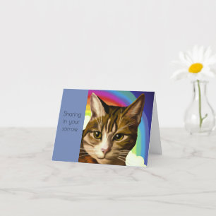 Carte de Sympathie Tabby Cat