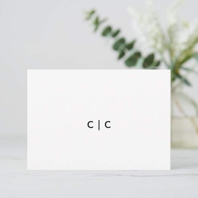 Carte de table (Debout devant)