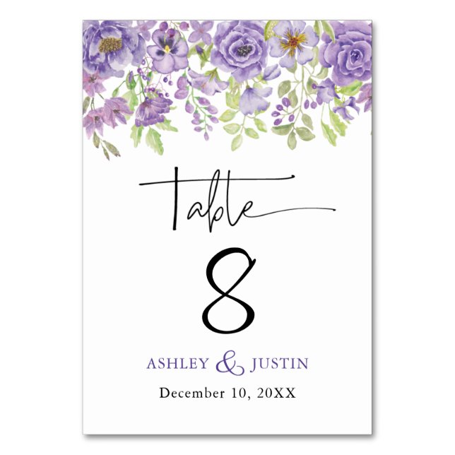 Carte de table à fleurs mariages design de rêve vi (Par défaut)