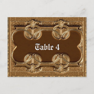 Carte de table Caumartin