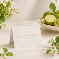 Carte de table de mariage à calligraphie en ivoire