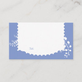 Carte de table de mariage Muguet