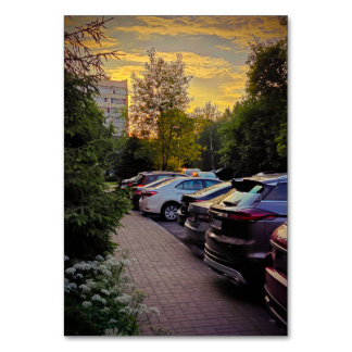 Carte de table Golden Hour par Sotnichenko – Perso