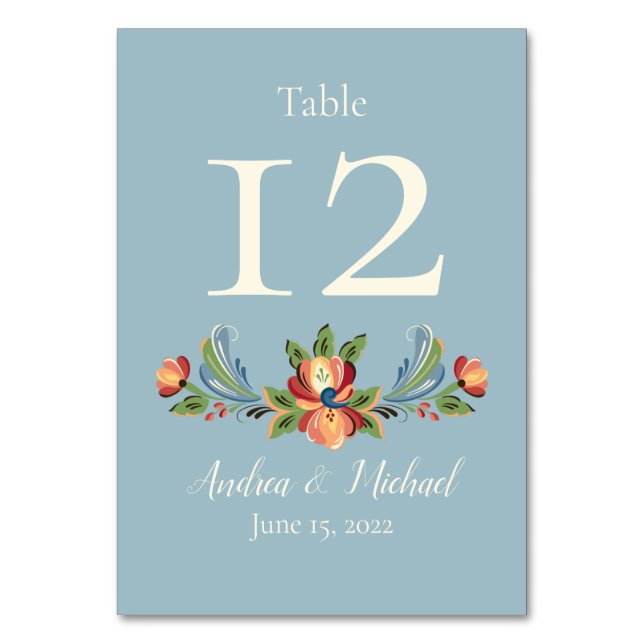Carte de table mariage (Par défaut)