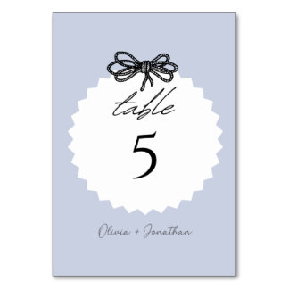 Carte de table minimaliste de réception de mariage