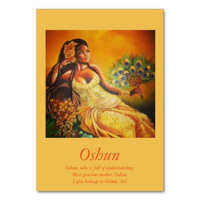 Carte de table Oshun (Par défaut)
