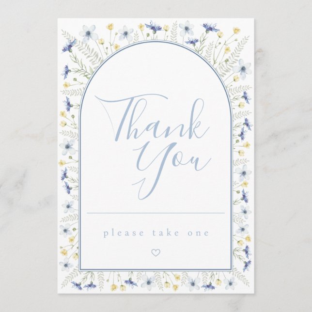 Carte de table pour les faveurs (Devant)