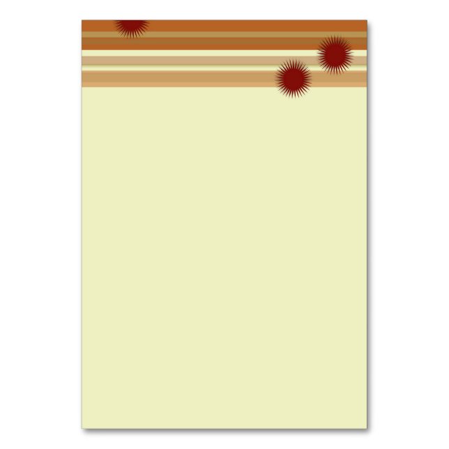 CARTE DE TABLE SPÉCIALE Artiste créé teintes de cr (Dos)