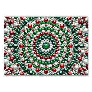 Carte de table spéciale avec couleurs italiennes