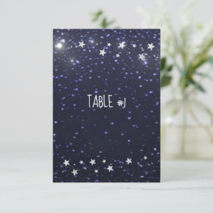 Carte de table Starry Night Mariage