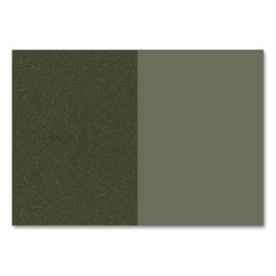 Carte de table vert mousse Two-Tone – Personnalisa