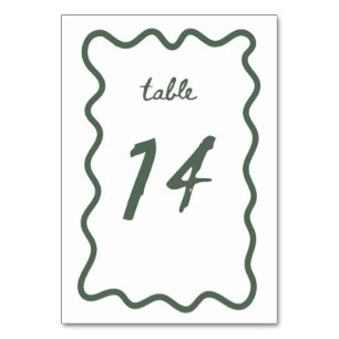 Carte de tableau 14