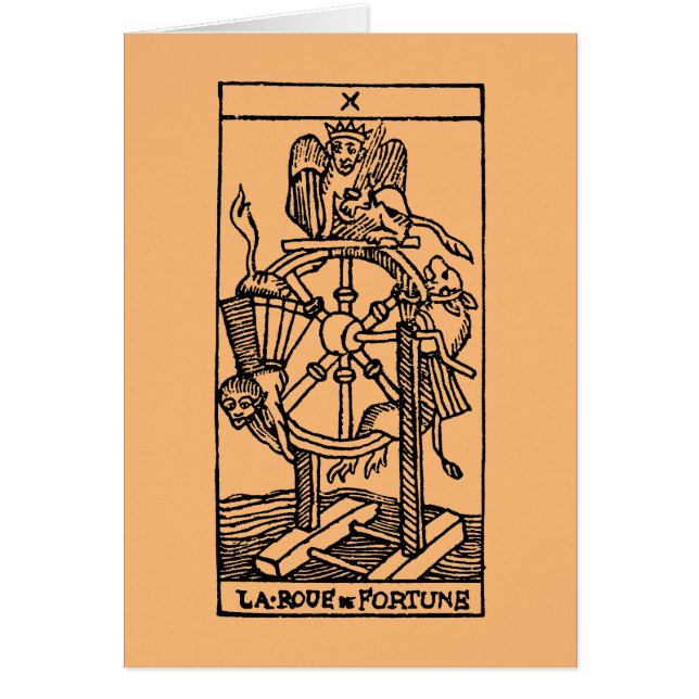 Carte de tarot : Fortune (Devant)