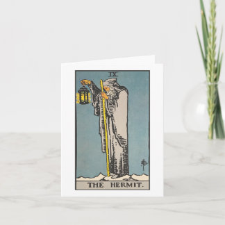 Carte de tarot Hermit - Rider Waite Smith tarot