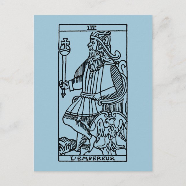 Carte de tarot : L'empereur (Devant)