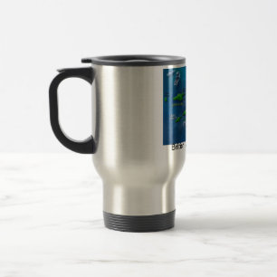 CARTE de tasse des Îles Vierges britanniques